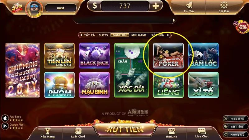 Cổng game bài Sunwin